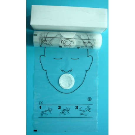 Feuilles de protection bouche à bouche (x36) pour mannequin secourisme