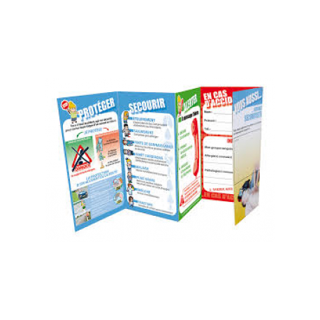 FOR212 - Lot de 25 dépliants premiers secours