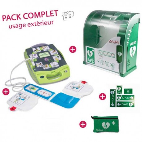 Défibrillateur Automatique Zoll AED Plus avec Armoire et Kit de