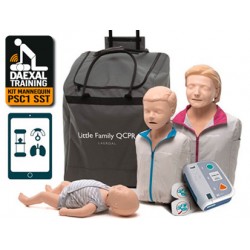 KIT007QCPR - 3 MANNEQUINS QCPR + DEFIBRILLATEUR FORMATION SST/PSC1