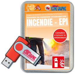 LA CLE USB LCF1 - INCENDIE PREMIERE INTERVENTION