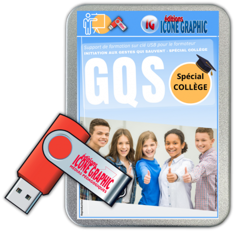 FOR936-LA CLE USB GESTES QUI SAUVENT - SPECIALE COLLEGE