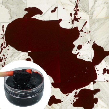 Pot de sang coagulé