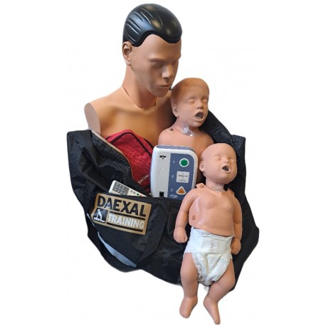 Pack mannequins Ambu avec défibrillateur AED Trainer Pack mannequins Ambu avec défibrillateur AED Trainer