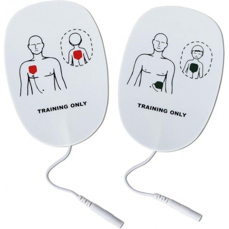 ELECTRODES MIXTES ADULTE/ENFANT POUR AED TRAINER DAEXAL