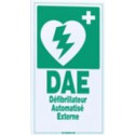 Plaque murale signalétique défibrillateur