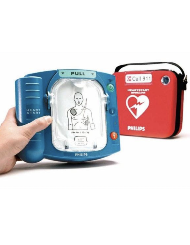 Kit défibrillateur semi-automatique HeartStart HS1 avec Housse