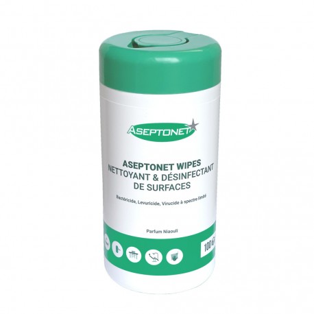 Lingettes désinfectantes pour...