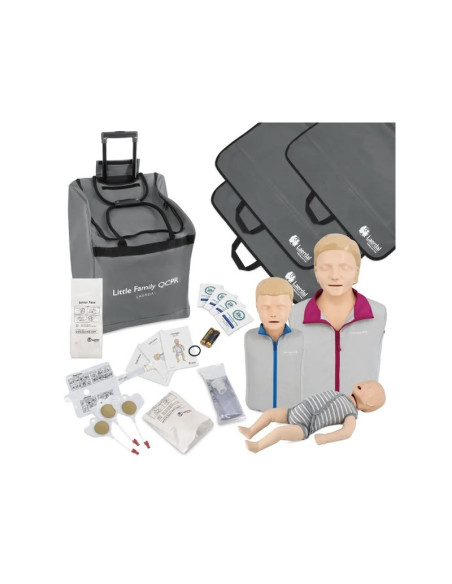 Kit 3 mannequins Laerdal Little Familly – Formation PSC / SST