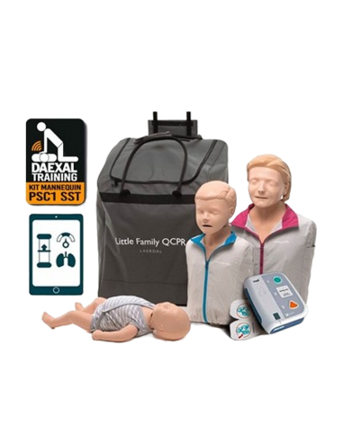 Kit 3 mannequins Laerdal Little Familly – Formation PSC / SST