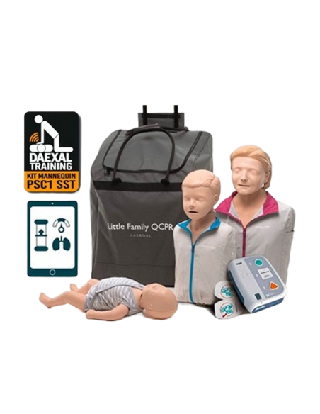 Kit 3 mannequins Laerdal Little Familly – Formation PSC / SST