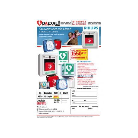 Kit complet ALARME + DEFIBRILLATEUR