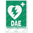 Panneau extérieur signalisation défibrillateur