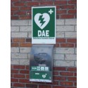 Panneau extérieur signalisation défibrillateur