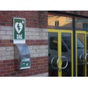 Panneau extérieur signalisation défibrillateur