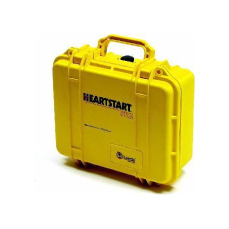 VALISE DE TRANSPORT RIGIDE ET ETANCHE POUR DEFIBRILLATEUR