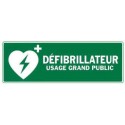 Panneau Défibrillateur intérieur / Extérieur 