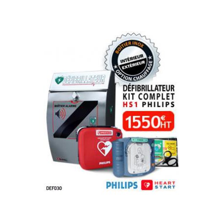 KIT COMPLET HS1 PHILIPS/ BOÎTIER INOX