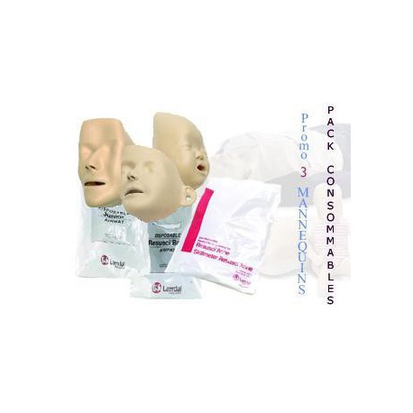 Pack consommables pour  4 mannequins 