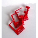 Scellés de sécurité (x3) pour boîtier défibrillateur inox