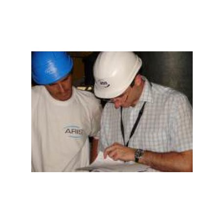 Autocollant SST pour casque de chantier