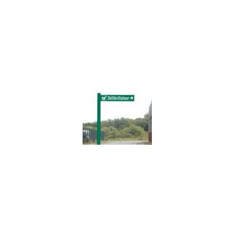 PORTIQUE DE SIGNALISATION DEFIBRILLATEUR