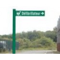 PORTIQUE DE SIGNALISATION DEFIBRILLATEUR