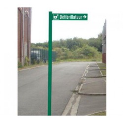 PORTIQUE DE SIGNALISATION DEFIBRILLATEUR